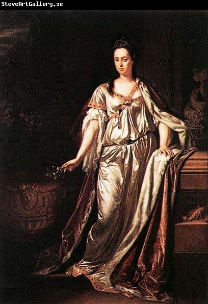 Adriaen van der werff Portrait of Anna Maria Luisa de' Medici, Electress Palatine